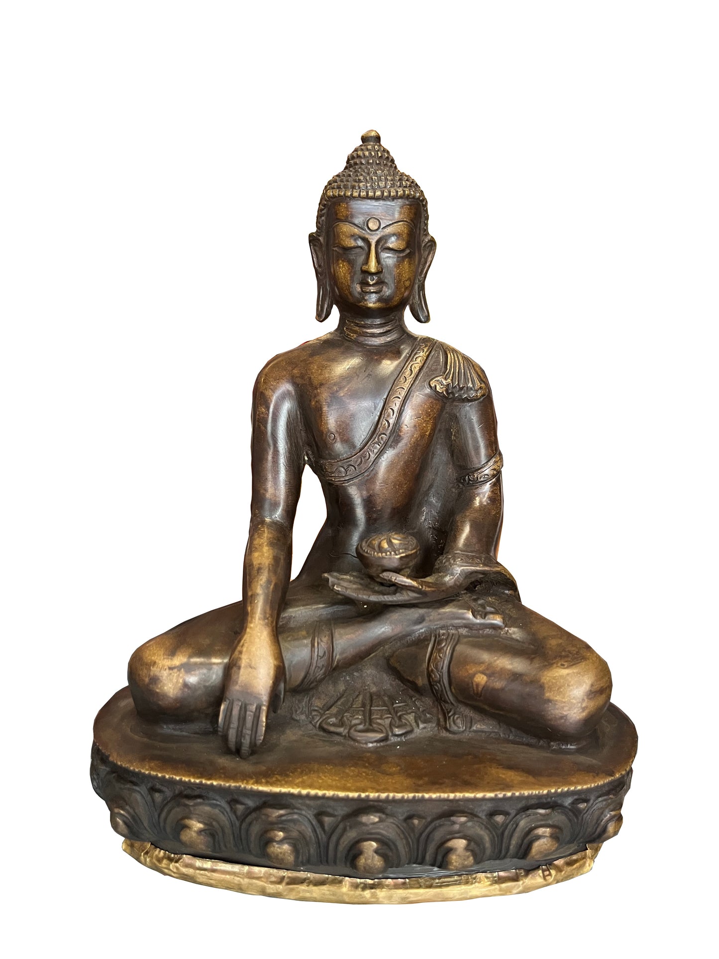 Statue en bronze de bouddha SHAKYAMUNI